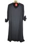 Plus Size Women's Pigment Printed Combed Cotton Dress - 2