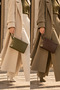 Portfolio 2 Li Clutch Bag - Dark Coffee - Khaki - 3
