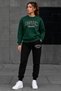 Crew-Neck Brushed Inside Chardonnay Sweatshirt with Seasonal Boston Print—Women’s/Men’s Unisex Style