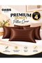 Premium Microfiber Pillowcase, Pack of 1, Soft Breathable Wrinkle-Resistant Pillow Cover with Envelope Closure, Easy-Care Bedding for Home & Hotel.