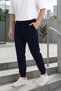 Men's R96 Standard Fit Jogger Pants with Ribbed Cuffs and Elastic Waistband - 4