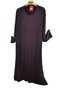 Plus Size Women's Pigment Printed Combed Cotton Dress - 3