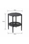 Single Wooden Service Table C178S Dark Grey4545 - 2