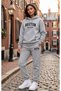 HOODED SWEATSHIRT WITH ZIPPER, SEASONAL BOSTON 1697 PRINT, WOMEN'S / MEN'S UNISEX STYLE, Brushed Inside