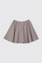 Girls' Plaid Anthracite Skirt - 2