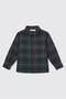 Boys' Navy Blue Shirt with Collar and Buttons