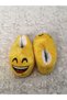 SMILING EMOJI DESIGN SOFT PLUSH HOUSE SLIPPERS WITH NON-SLIP SOLES—COMFORTABLE HOUSE SLIPPERS - 6