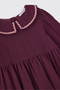 Baby Girl Burgundy Dress - 3