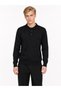 Men’s Polo Collar Sweater LF2043741 BLACK