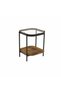 خدمه مفرد خشب زجاج مربع 4245 C164S BROWN A