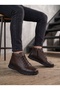 Lightweight Soft Warm Lining Laceless Zippered Non-Slip Sole Orthopedic Everyday Leather Boots - 7