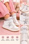 GCG8D Girls' Winter Short Sports Boots with Star Design—New Season, Sizes 26–35 - 2