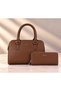 Women's Structured Satchel Handbag with Wallet
