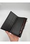 Large Glossy Leather Wallet with Phone Compartment - 5