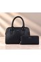 Women's Structured Satchel Handbag with Wallet