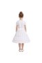 Kids White Underskirt Pageant Princess Puffy Petticoat Decorative Dress Crinoline Pannier Hoops Unde - 3