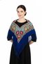 Traditional Royal Blue Folk Shawl - 2