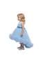 Royal Sky Blue Bloom Frock - 3