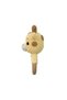 Crochet Deer Wooden Teething Ring Rattle – Light Yellow - 2