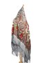 Traditional Grey Folk Shawl - 5