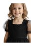 Princess Black Dot Dress - 2
