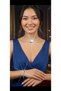 Blue baguette-cut stone necklace and bracelet - 4