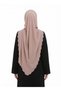 Stacy Chiffon Scarf Muslim Shawl - Light Brown - 3