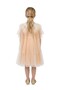 Dragonfly Dress with Sequins Mustard Yellow - 3