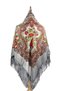 Traditional Grey Folk Shawl