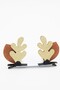 Girls Hair Clip Antlers Ears Christmas -4 pairs - 6
