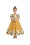 Golden Meadow Tulle Ballgown – Yellow - 2