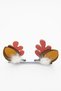 Girls Hair Clip Antlers Ears Christmas -3 pairs - 7