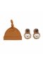 Little Champ Baby Knot Hat & Lion Socks Set - Brown - 3