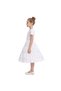 Kids White Underskirt Pageant Princess Puffy Petticoat Decorative Dress Crinoline Pannier Hoops Unde - 2