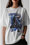 Unisex Oversized Kakashi Hatake Naruto Anime Character Pre-Printed Premium T-Shirt - 2