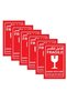 150 Fragile Warning Labels 8.5x5cm Rectangular Design for Safe Shipping - 2