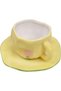 Elegant coffee cup made of ceramic