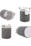 2 Pack Laundry Baskets, 65 L Foldable Waterproof Laundry Basket Laundry Hamper Bag Washing Bin Cloth - 4