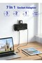Multi Plug Extension Socket Adapter with Night Light, Universal Extension Power Adapter With - 3