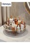 360° Rotating Makeup Organizer Cosmetic Desk Storage Perfume Display Case Multi-Function Stor
