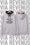 "Don't Talk To Me, I Have a Crazy Girlfriend" Printed Unisex Oversized Hoodie - 3-Ply Fleece-Lined with Rope Details
