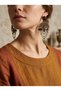 Handmade Earrings with Metal Details and a Unique Design - 3