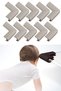 Gray 8-Piece Rubber Baby and Child Table and Side Table Unit Edge and Corner Impact Protector Safety Corner Guard Set