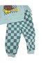 Boys' Checkered Pants, Ages 1-2-3-4, Winter, 3-Ply, Brushed Inside, 2-Piece Top and Bottom Set - 7