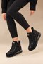 Women's Sneakers Boots with Fur-Lined Hidden Heels - 3