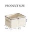 DUNISO 2 PCS Wardrobe Storage Organiser,Drawer Organizer with Lid and Zip,Foldable Closet Storage - 2