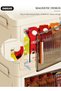 DUNISO 3 Layers Folding Storage Box with Lids, Plastic Stackable Storage Box Storage Bins with - 2