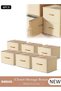 DUNISO 3pcs Wardrobe Clothes Organizer Foldable Closet Storage Organizer fo (Z22BDB4A06D31FDEB1B4CZ) - 2