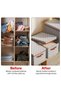 HIAS Elegant Storage Box with Lid and Handles | 60L Large Foldable Fabric Storage Basket - 3