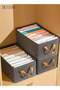 DUNISO 3 Pcs Wardrobe Clothes Organizer Foldable Clothes Storage Box ，Closet Organizer - 5